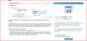 LinkedIn Polls - The Poll Application Options and Directions